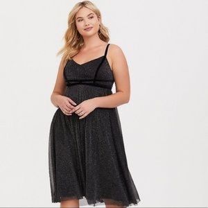 Black sparkle dress Torrid size 4